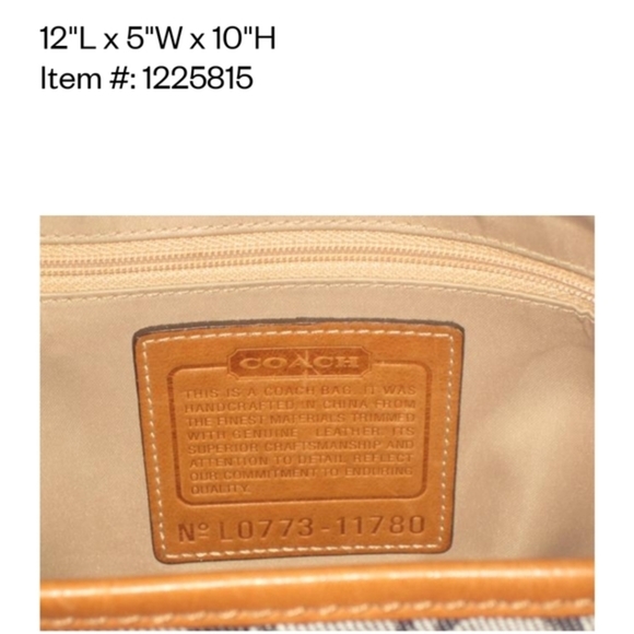 Limited Edition Coach Floral Bleecker Tooled Signature Jacquard Shoulder Bag - Picture 5 of 14